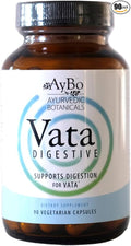 AyBo - Vata Digestive Supports Digestion for Vata Dosha Organic Herbal Supplement 90 Vegetarian Capsules