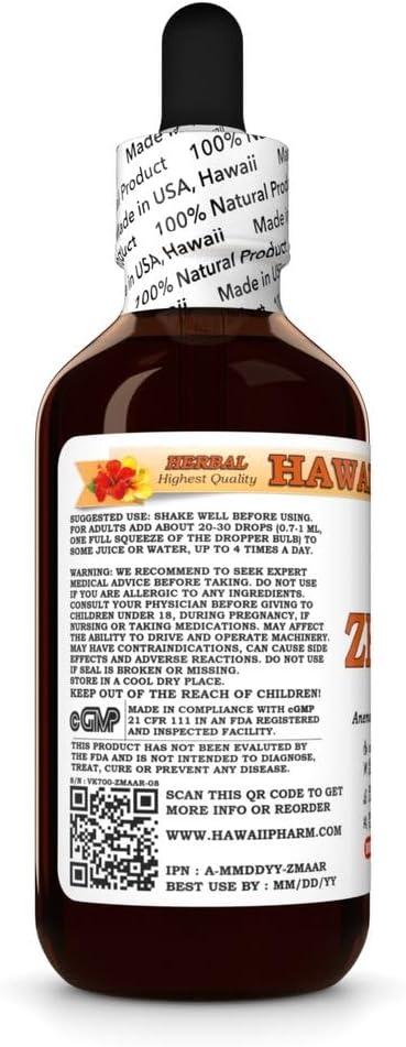 Zhi Mu (Anemarrhena Asphodeloides) Dry Root Tincture All Natural Vegan Pure Liquid Extract - 2 fl.oz