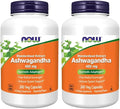 NOW Foods Ashwagandha Extract 450 mg Vegan Kosher Non-GMO - 240 Veg Capsules (Pack of 2)