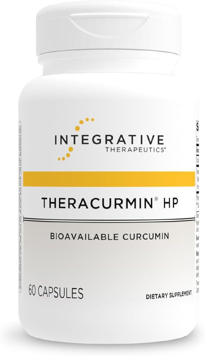Integrative Therapeutics Theracurmin HP - Heart &amp Joint Health Support* - Muscle Recovery Support* - 27x More Bioavailable Than Standard Curcumin Extract - 60 Capsules (30 Servings)