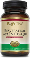LIFETIME Resveratrol Acai &amp CoQ10 Veg Cap (Btl-Glass) | 60ct