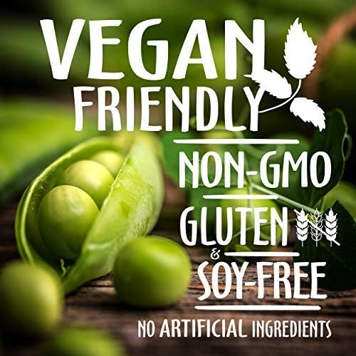 Nutrasumma Pea Protein Powder Unflavored and Unsweetened Sugar Free Vegan 100% Plant Based Non GMO Gluten Free &amp Soy Free 2.14 LB