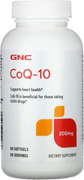 GNC CoQ10 200mg Supplement Supports Heart Health 60 Servings