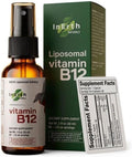 Liposomal Vitamin B12 Sublingual Spray 1000 mcg Methylcobalamin | Fast Absorbing Energy Support | Plant Based Non GMO Vegan | 60 Day Supply