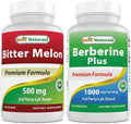 Best Naturals Bitter Melon 500 mg &amp Milk Thistle Extract 1000mg