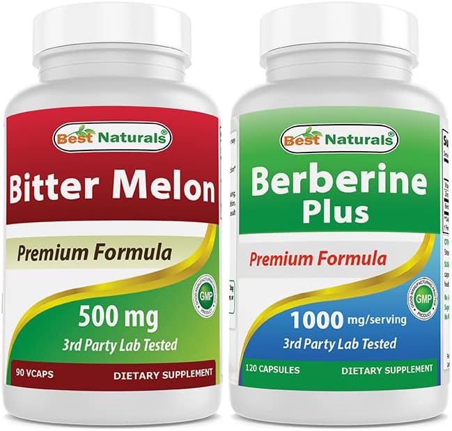 Best Naturals Bitter Melon 500 mg &amp Milk Thistle Extract 1000mg