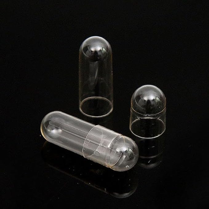 1000 Transparent vegtarian Empty Capsules 000#
