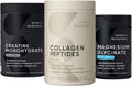 Sports Research® Supplements Pack - Hydrolyzed Type 1 &amp 3 Collagen Powder Protein + Creatine Monohydrate + 160 mg Magnesium Glycinate