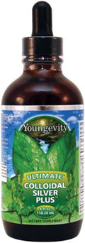 Youngevity Ultimate Colloidal Silver – 5 ppm Pure Immune Support Supplement – Natural Immune Defense with Micro-Fine Silver Particles – Vegan Preservative-Free – 4 fl oz Dropper Bottle