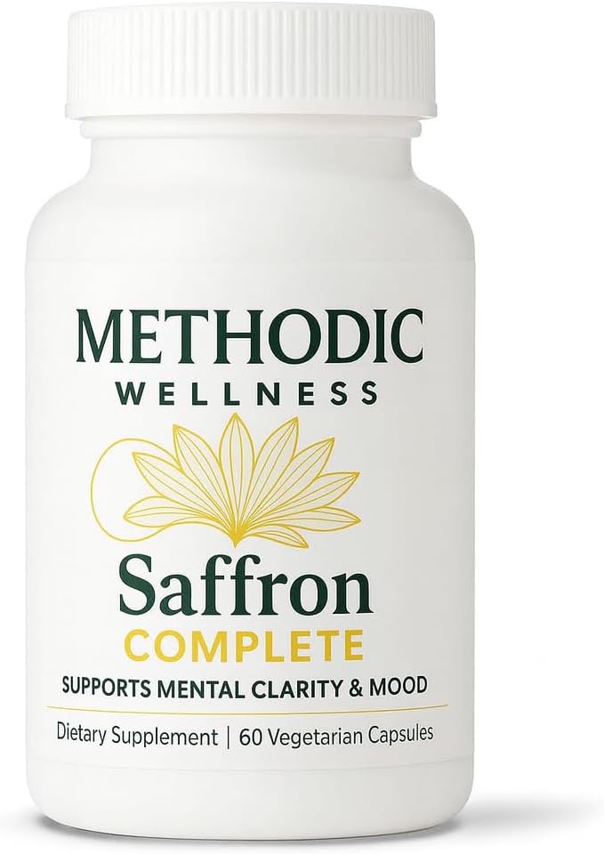 Saffron Complete Supplements 88.5mg Saffron Extract for Mood Energy Stress Relief &amp Sleep Non-GMO &amp Gluten-Free – 60 Vegetable Capsule