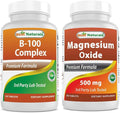 Best Naturals B-100 Complex &amp Magnesium Oxide 500 mg