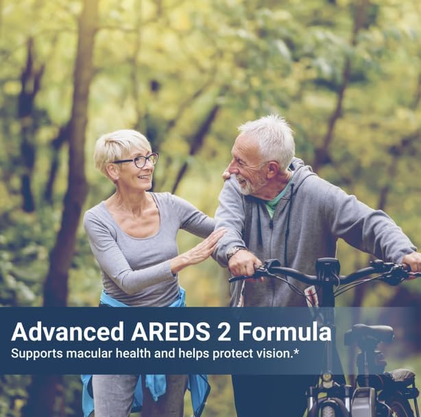 Naturalis Areds2 Clinically Based Eye Supplement | Lutein Zeaxanthin Astaxanthin Bilberry Blueberry Cranberry &amp Grape Seed Adaptogen Blend | 60 Vision Essential Softgels