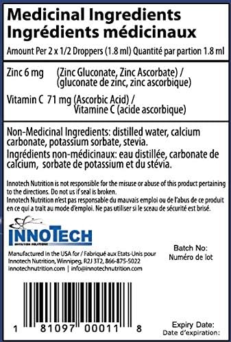 INNOTECH Nutrition: Liquid Ionic Zinc - 60 ml