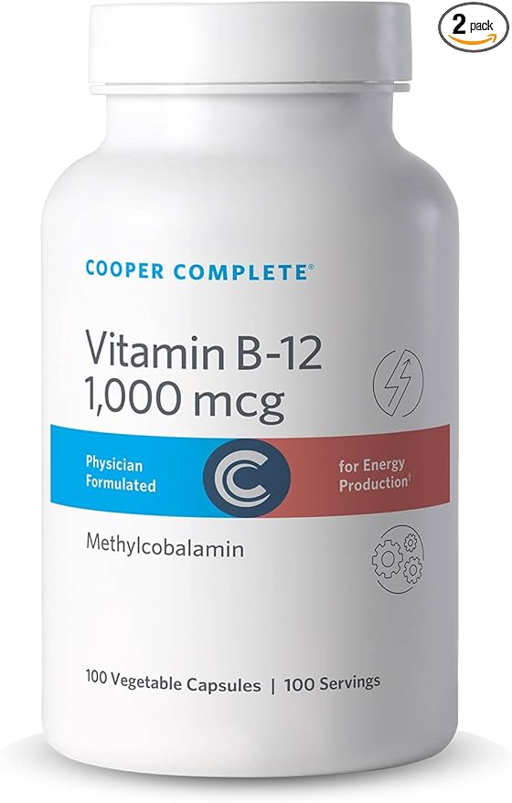 Cooper Complete B12 Vitamin 200 Servings (2 Bottles)