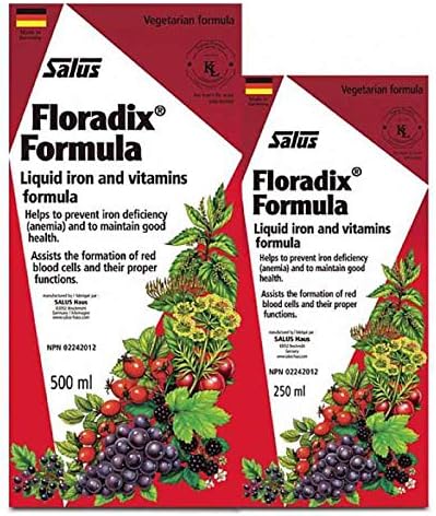SALUS Floradix Liquid Iron Formula 500 Milliliter