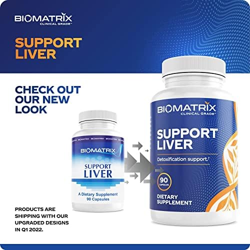 BioMatrix Liver Cleanse Detox &amp Repair Artichoke Extract Liver Health Formula Liver Supplement with Milk Thistle Taurine Methionine | 1+ Month Supply for Men and Women