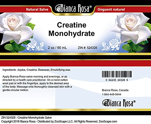 Bianca Rosa Creatine Monohydrate Salve (2 oz ZIN: 524328) - 2 Pack