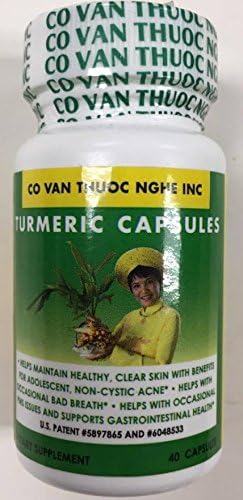 CO VAN THUOC NGHE TUMERIC 400MG CAPSULES ***40 capsules in a bottle***