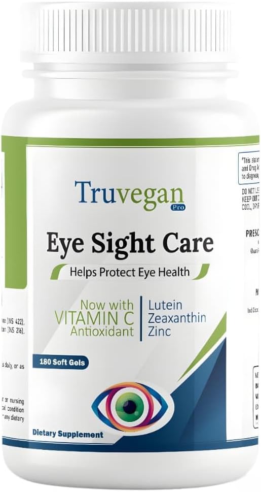 Advanced Eye Formula - 180 Softgels Eye Supplement with Lutein Zeaxanthin Astaxanthin &amp Zinc Eye Vitamin and Mineral Supplement for Adults &amp Seniors (3 Months Supply) (Pack of 1)