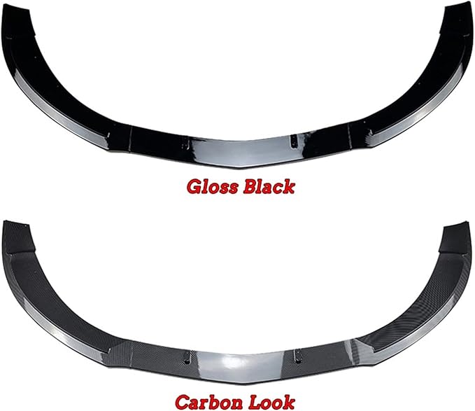 Front Bumper Separation Lip Spoiler Diffuser Protective Cover. Compatible for Benz CLA C117 Grade CLA200 260 CLA45 AMG 2013-2015 (Color : Gloss Black)