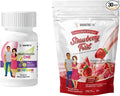 BariatricPal 30-Day Bariatric Vitamin Bundle (Multivitamin ONE 1 per Day! with 45mg Iron Capsule and Calcium Citrate Soft Chews 500mg with Probiotics - Strawberry Twist)