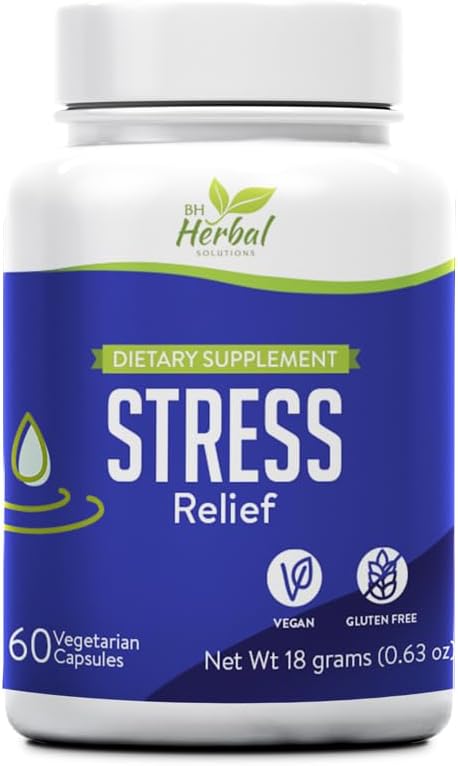 Stress Relief - Clarity and Focus - Relief from Stress and Tension - 100% Natural and Herbal Supplement