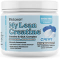Fit &amp Lean Creatine for Women My Lean Creatine Chewable Tablets Creatine Monohydrate with GAA Muscle Performance Cognitive Function No Bloating Reduced Water Retention Blue Raspberry 30 Se