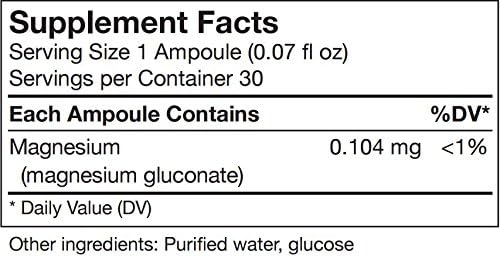 UNDA GAMMADYN Mg | Magnesium Oligo-Element Supplement | 30 Ampoules
