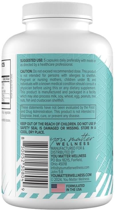 Joint Care – Glucosamine Sulfate &amp MSM Supplement for Joint Support Mobility &amp Flexibility – 200 Caps YMW
