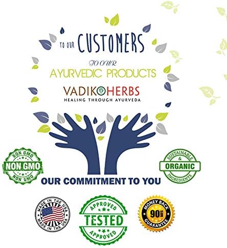 Certified Organic Vadik Herbs Digestive Aid Herbal Dietary Supplement | Supports to Intestinal System Promotes Normal Bowel Function (1 Pack)