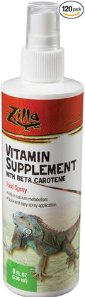 Zilla Vitamin Supplement with Beta Carotene 8 fl. oz (236 ml) - Pack of 2