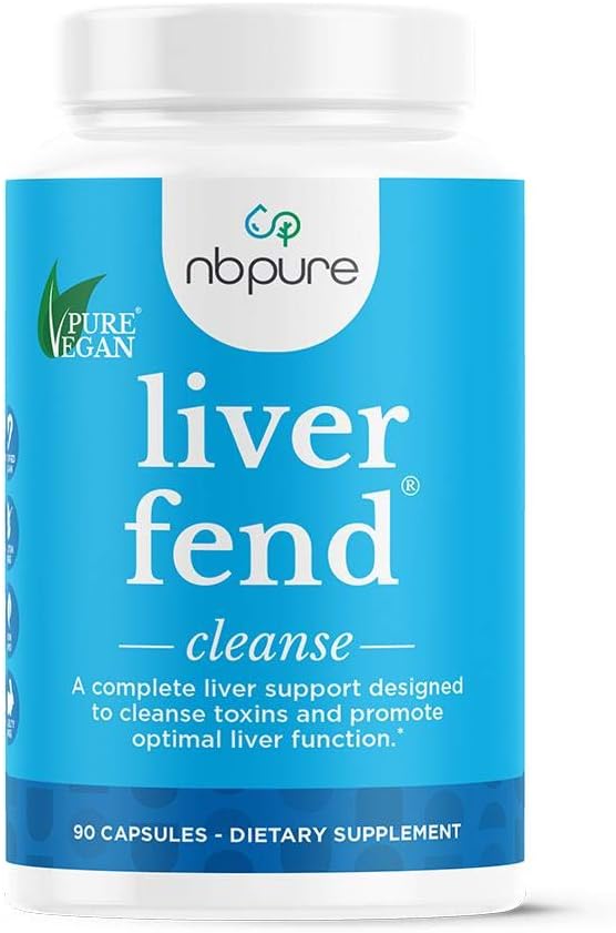 nbpure Liver Fend Liver Detox and Cleanse Milk Thistle and Liver Support Supplement 90 Count