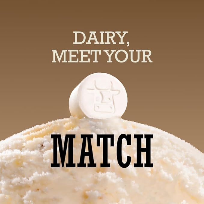 DairyPill Lactase Enzyme 18000 FCCs per Pill 180 Count Solution for Lactose Intolerance Portable Easy to Swallow Preservative and Gluten Free American Made Non GMO