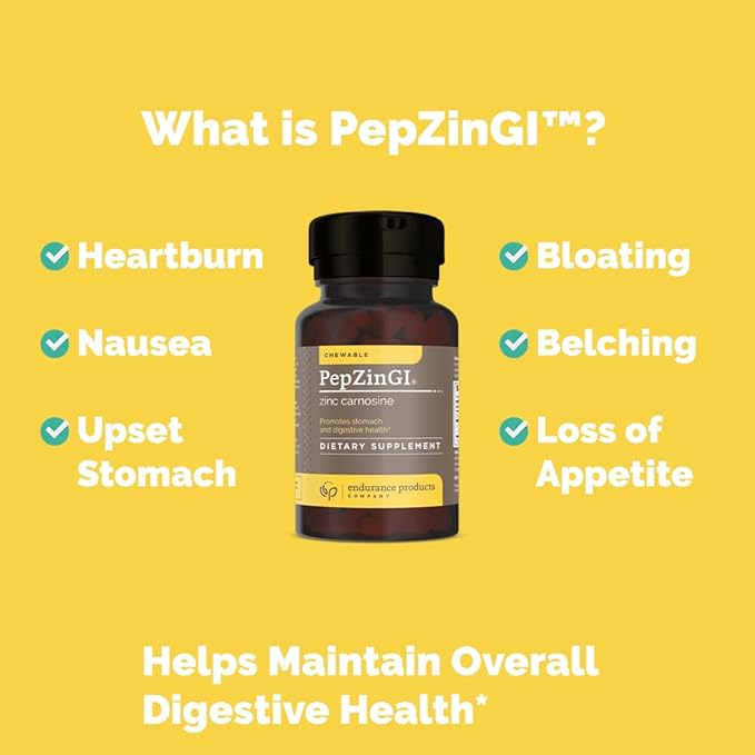 Endur Zinc - PepZinGI 75mg for Immune Function &amp Digestive Health Support 60 Chewable Tablets and ENDUR-ACIN 250mg Niacin - Extended Release for Optimal Absorption &amp Low-Flush Vitamin B-3 200