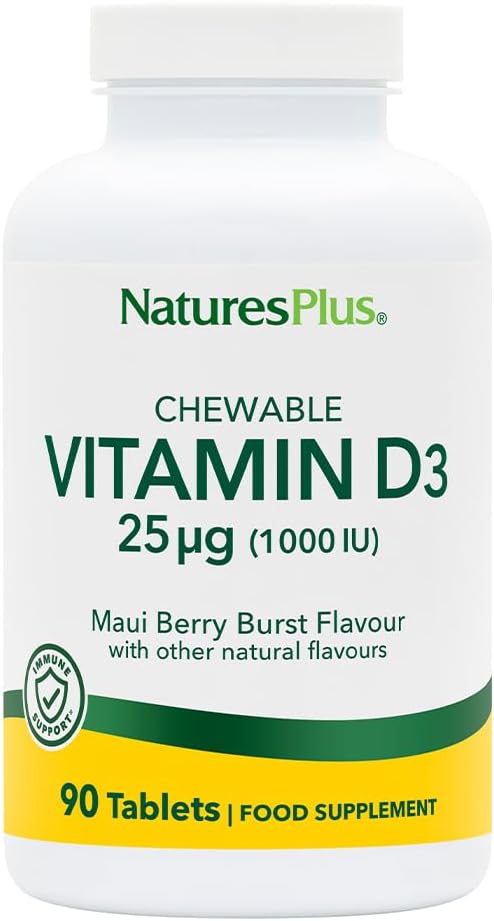 NATURES PLUS Vitamin D3 1000Iu Chew 90 CT