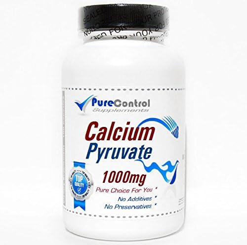 Calcium Pyruvate 1000mg // 200 Capsules // Pure // by PureControl Supplements