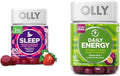 OLLY Sleep Gummy 60 Count and Daily Energy Gummy 60 Count Bundle