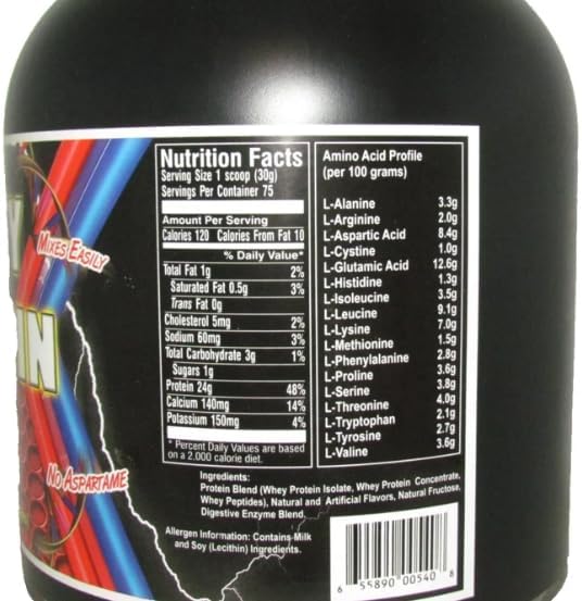 Natures Research Whey Protein 5lbs jug Cappuccino 75 Servings