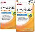 GNC Probiotic Complex with 50 Billion CFUs Twin Pack 30 Capsules per Bottle Daily Probiotic Support