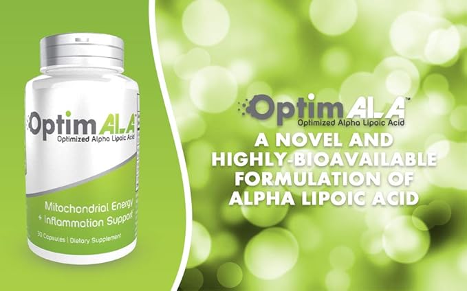 OptimALA Capsules | Optimized Alpha Lipoic Acid Capsules | 60 Count