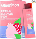 Premium Collagen 5000 – Marine Collagen Peptides 5000mg 300DA Ultra Low Molecular – Pomegranate Extract 40% Hyaluronic Acid – Skin Hair Nail Support – Non-GMO No Preservatives