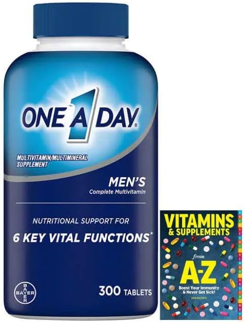 Adventure Home Men's Health Formula Multivitamin Tablet (300 Count)+Better Guide Vitamins Supplements (Book Printed) Free Include
