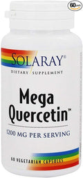 Solaray Mega Quercetin Healthy Sinus &amp Immune Support &amp AMPK Activator Rutin Hesperidin &amp Bromelain 60 VegCaps