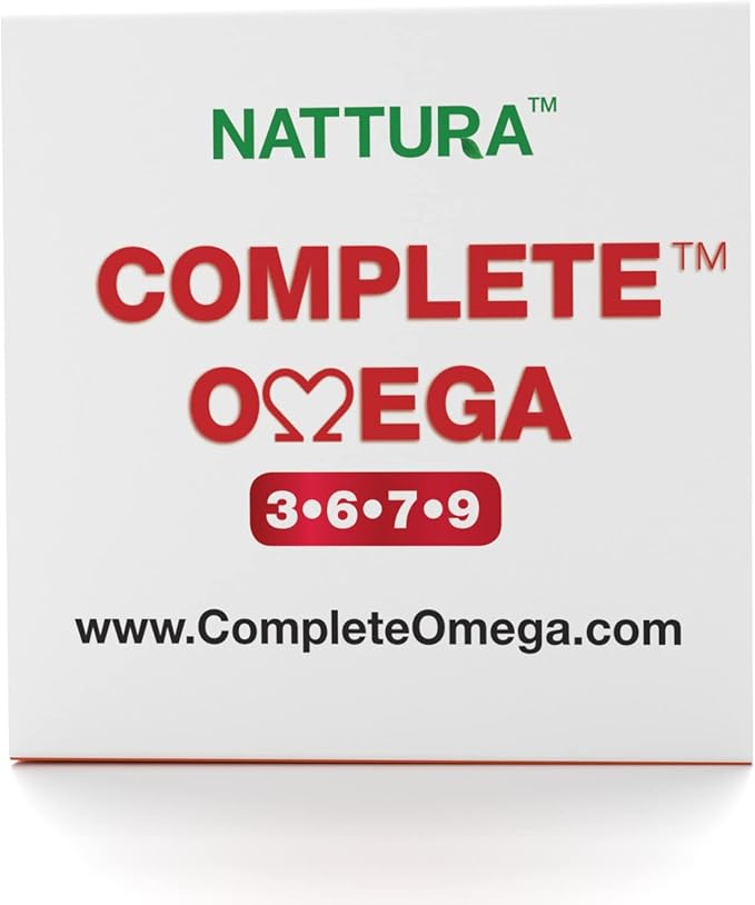 Nattura Complete Omega 3-6-7-9 Pure Sea Buckthorn Oil European Quality from Unrefined Cold Pressed Whole Sea Buckthorn Wild Berries - Non-GMO Certified Kosher Gluten-Free 1 Bottle - 60 Capsules