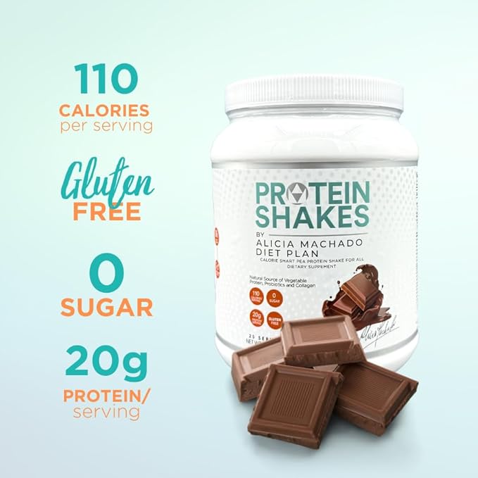 Chocolate Meal Replacement Shake 20g Protein Low-Calorie Collagen Vegan &amp Dairy-Free Complete Nutrition for Weight Managemen
