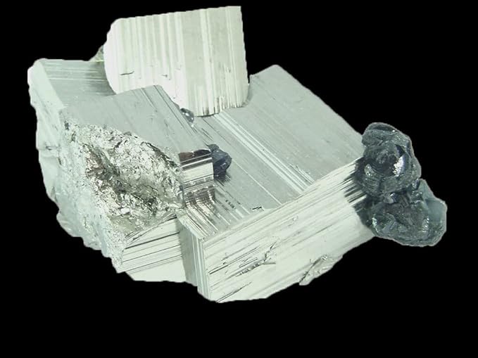 Natural Peruvian Iron Pyrite Cube Galena Reiki Activated Specimen