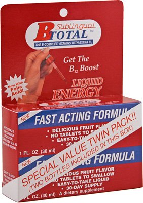 4 Set- The B-Total Solution - Sublingual B Vitamins - Twin Pak