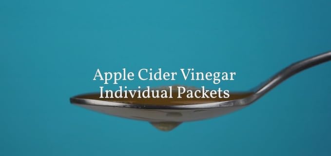 Apple Cider Vinegar Packets – ACV Individual Packets Single Serve Apple Cider Vinegar Individual Packets 75 Pack Morning Drink Packets of ACV with the Mother (0.5 Ounce or 1 TBSP Per Packet)
