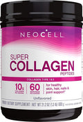 NeoCell Grassfed Collagen Peptides Powder | 21.2 oz | Unflavored | for Women and Men | Hair Skin &amp Nails