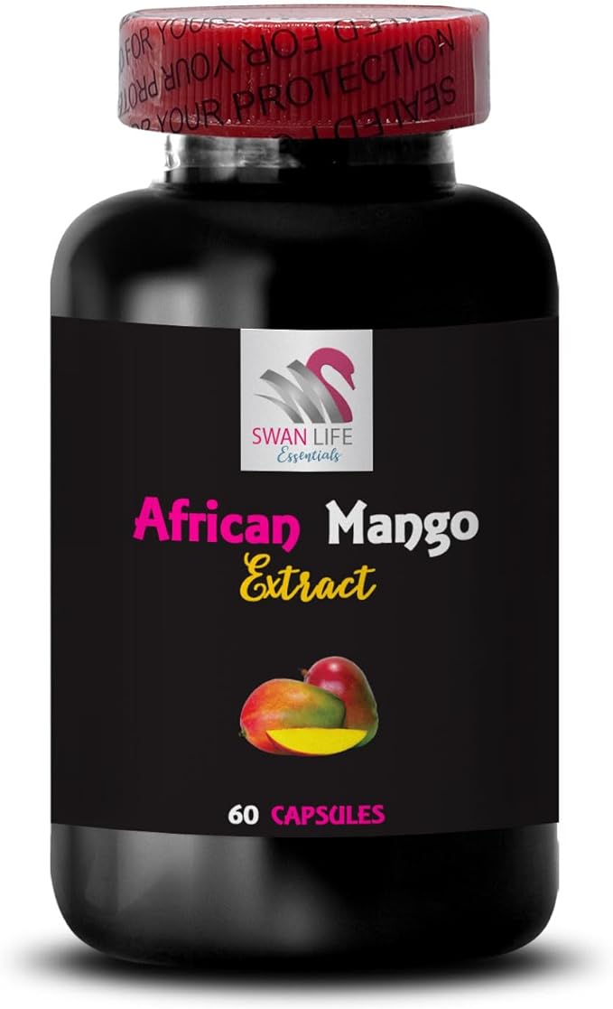 African Mango Supplements - Wild African Mango Extract Fruit Powder Irvingia Gabonensis Plant-Based Tradition Balanced Living Support Seed Natural Wellness Support Mango Seed 3Bot